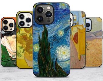 Van Gogh Phone Case for iPhone 17 Air 16 16E 15 Case for Samsung S25 S24 A55 A35 A16 Case for Pixel 10