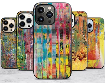Gerhard Richter Modern Art Phone Case Case for iPhone 17 Air 16 16E 15 Case for Samsung S25 S24 A55 A35 A16 Case for Pixel 10
