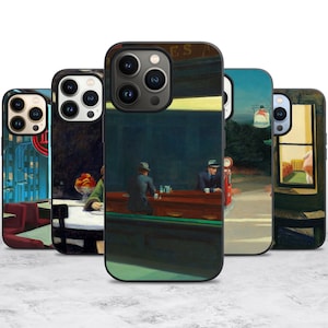 Edward Hopper Handyhülle für iPhone 16 16E 15 14 13 Pro Max Hülle für Samsung S25 S24 A55 A35 A16 Case for Pixel