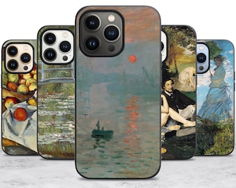 Impressionism Art Design Phone Case Case for iPhone 17 Air 16 16E 15 Case for Samsung S25 S24 A55 A35 A16 Case for Pixel 10