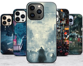 Cyberpunk Movies 1982 Art Case for iPhone 17 Air 16 16E 15 Case for Samsung S25 S24 A55 A35 A16 Case for Pixel 10