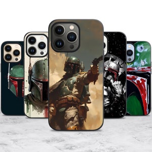 Boba Fett Handyhülle für iPhone 16 16E 15 14 13 Pro Max Hülle für Samsung S25 S24 A55 A35 A16 Case für Pixel