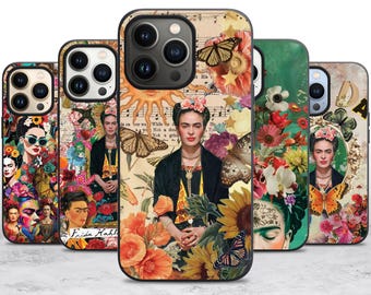 Frida Kahlo Phone Case for iPhone 17 Air 16 16E 15 Case for Samsung S25 S24 A55 A35 A16 Case for Pixel 10