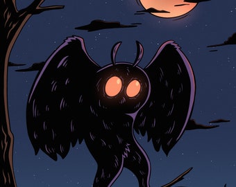 9”x12” Mothman Print