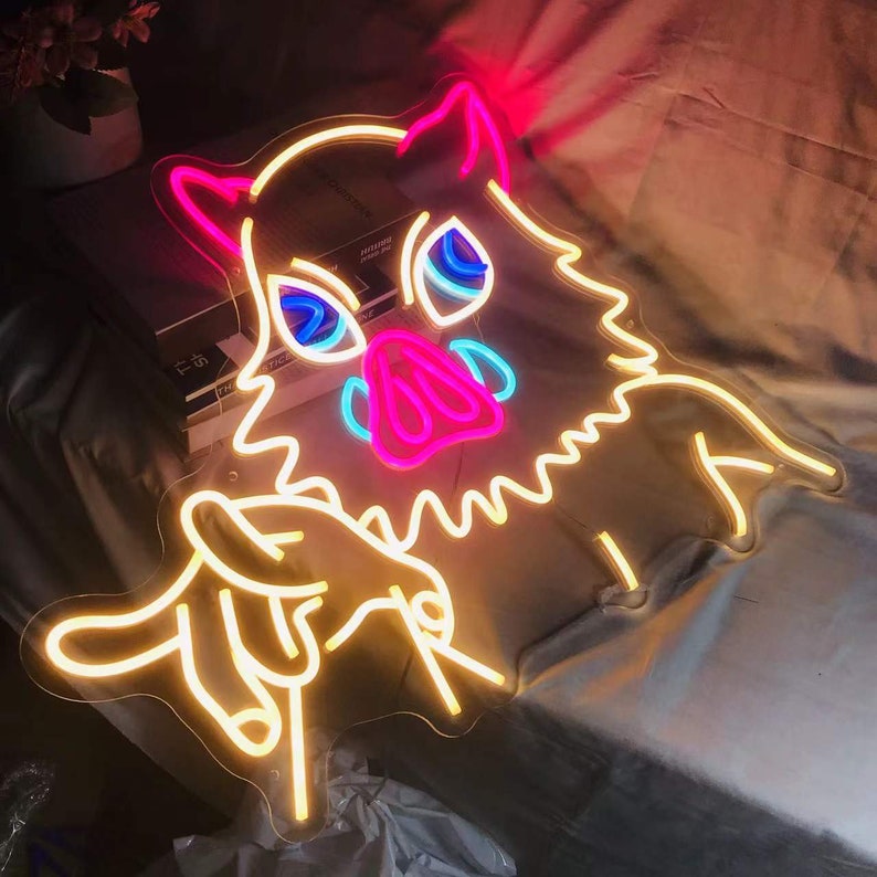 Inoske Custom Anime Neon Sign Zero Two Girl Neon Signanime Etsy