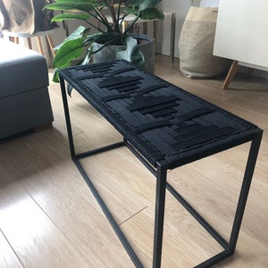 Modern Loft Industrial Style Entryway Bench • End of Bed Handmade Bench • Minimalist CoffeeTable • Boho Console Table