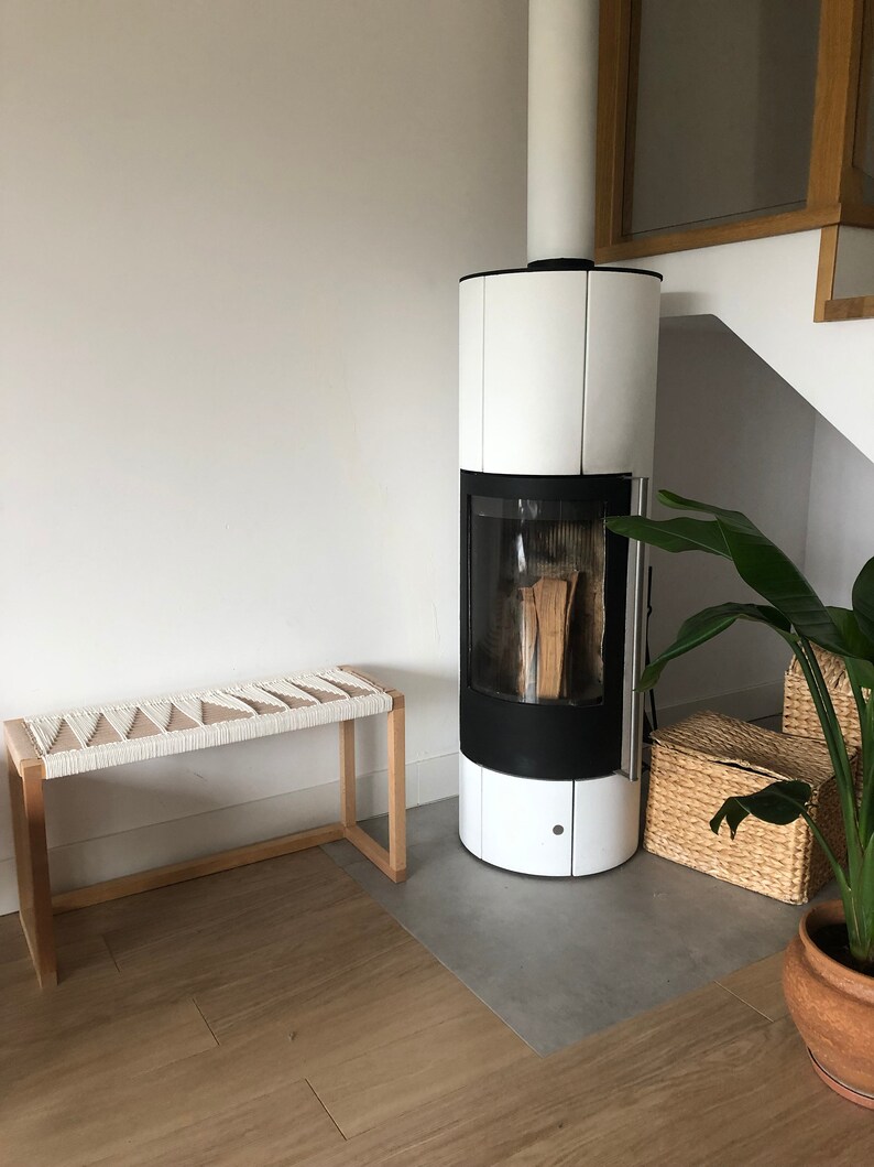 Modern Boho Style Entryway Bench for Bedroom End of Bed Etsy