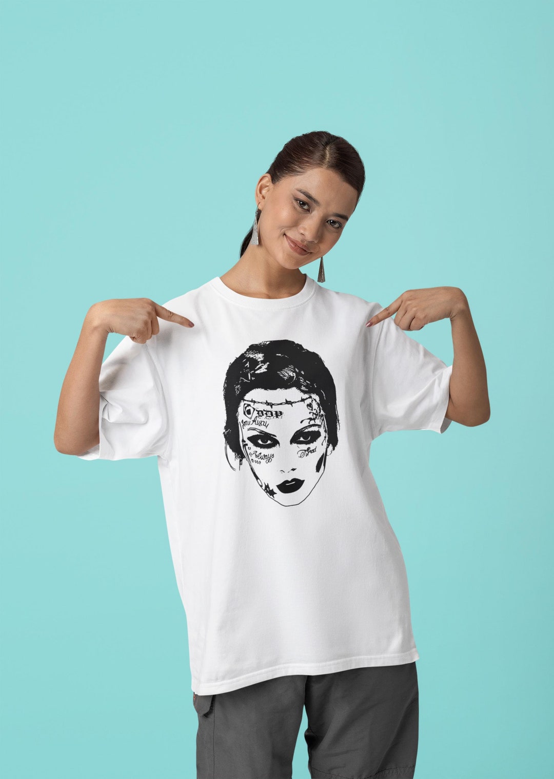 TS SS PRINT GIRL FAC main image 0