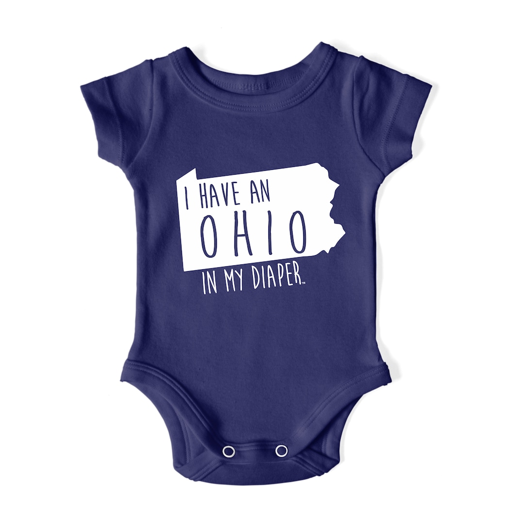 I Have an OHIO in My DIAPER Pennsylvania College Sports - Etsy