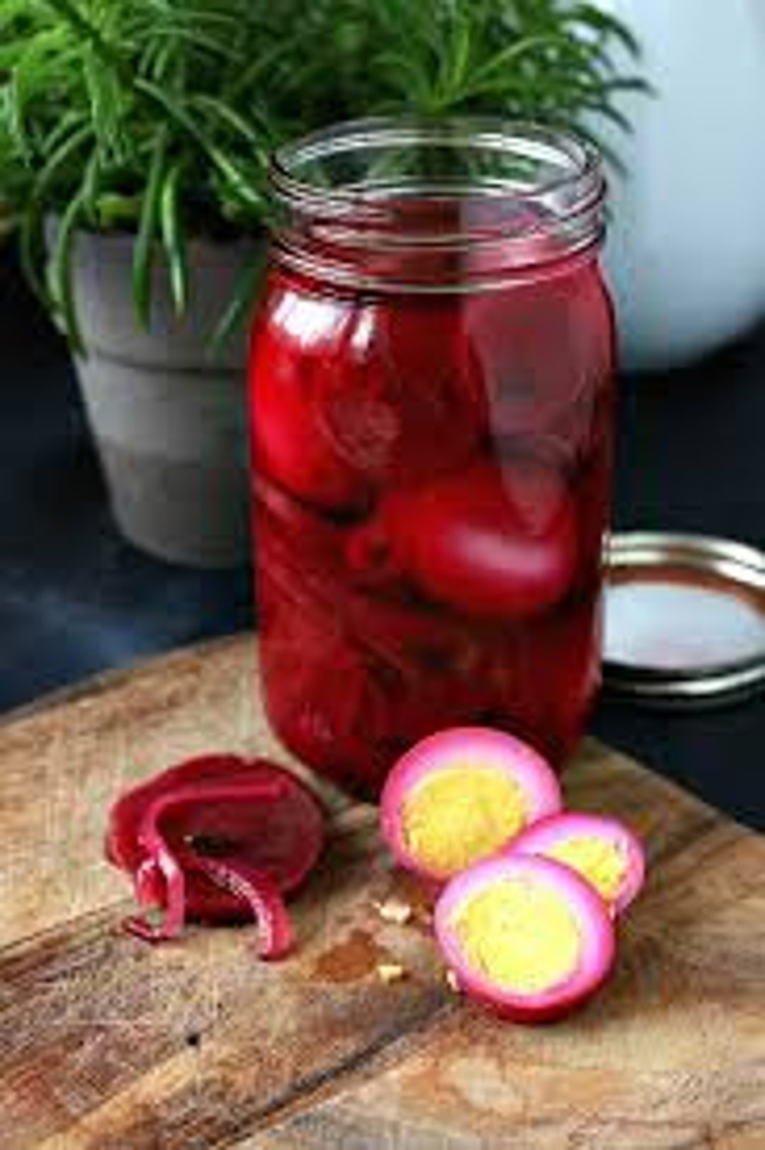 Pickled Beet Eggs Quart Size Etsy