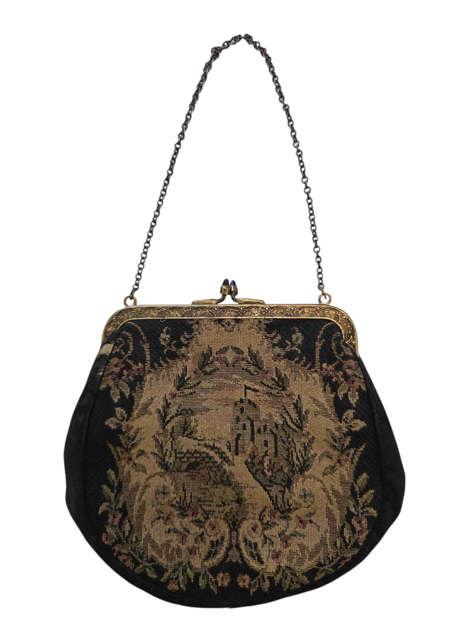 Vintage Tapestry Bag - Etsy