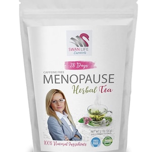 Menopause Herbal Tea Bags: Caffeine-Free Hormonal Balance - 28 Day Supply