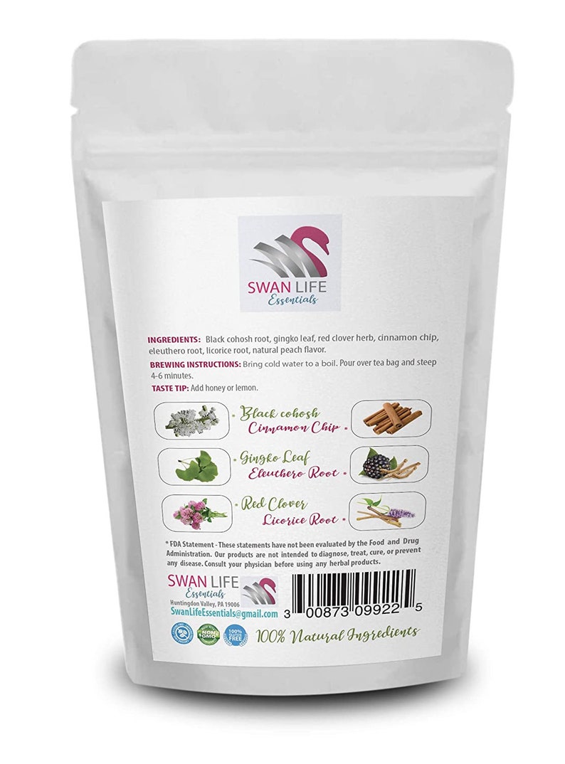 Menopause Tea Bags Caffeine Free Herbal Tea for Menopause Hormonal