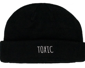 fisherman style TOXIC beanie