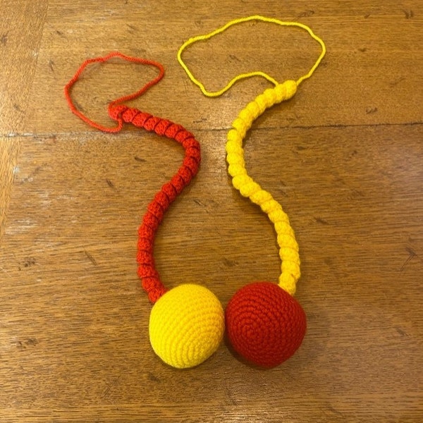 PDF Crochet Pattern: Bouncy Cat Toy Beginner Crochet Pattern Pet Toy
