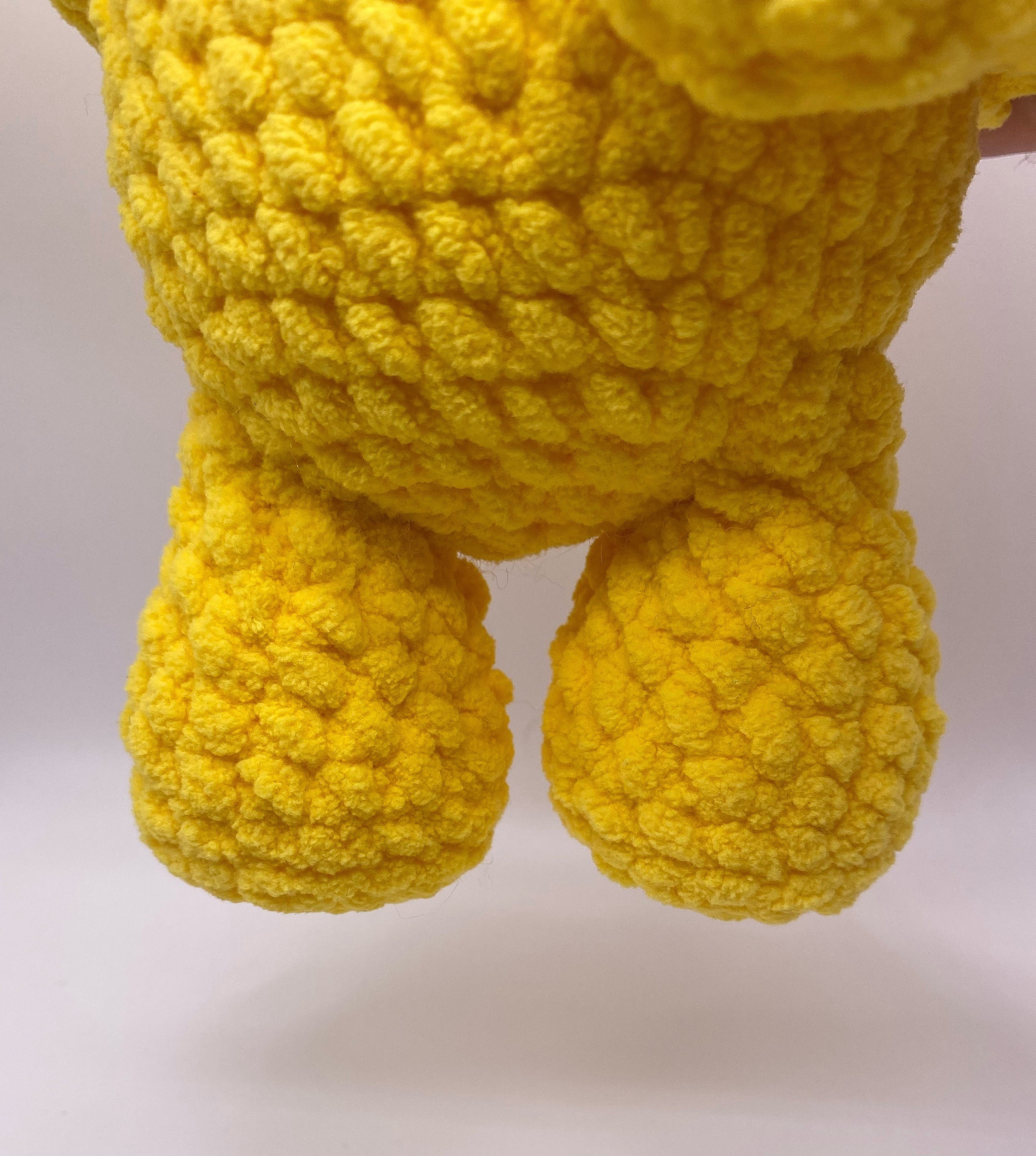 PDF Crochet Pattern: Lenny the Adventure Bud. Yellow Cute Monster Plush ...
