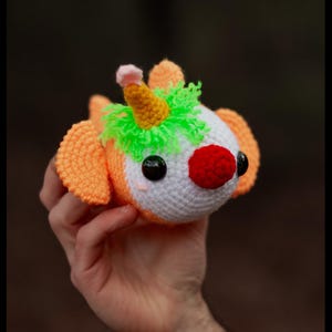 PDF Crochet Pattern: ClownFISH Amigurumi Cute Plushie