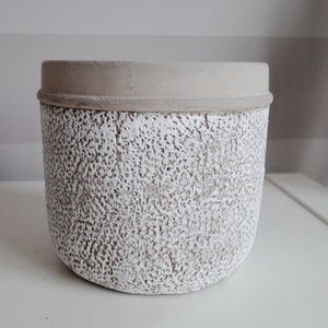 Decor plant pot with drain hole