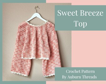 Sweet Breeze Top- PDF Crochet Pattern