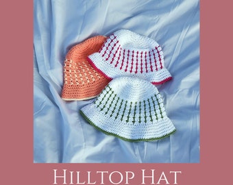 Hilltop Hat - PDF Crochet Pattern