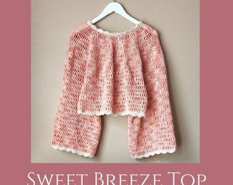 Sweet Breeze Top- PDF Crochet Pattern