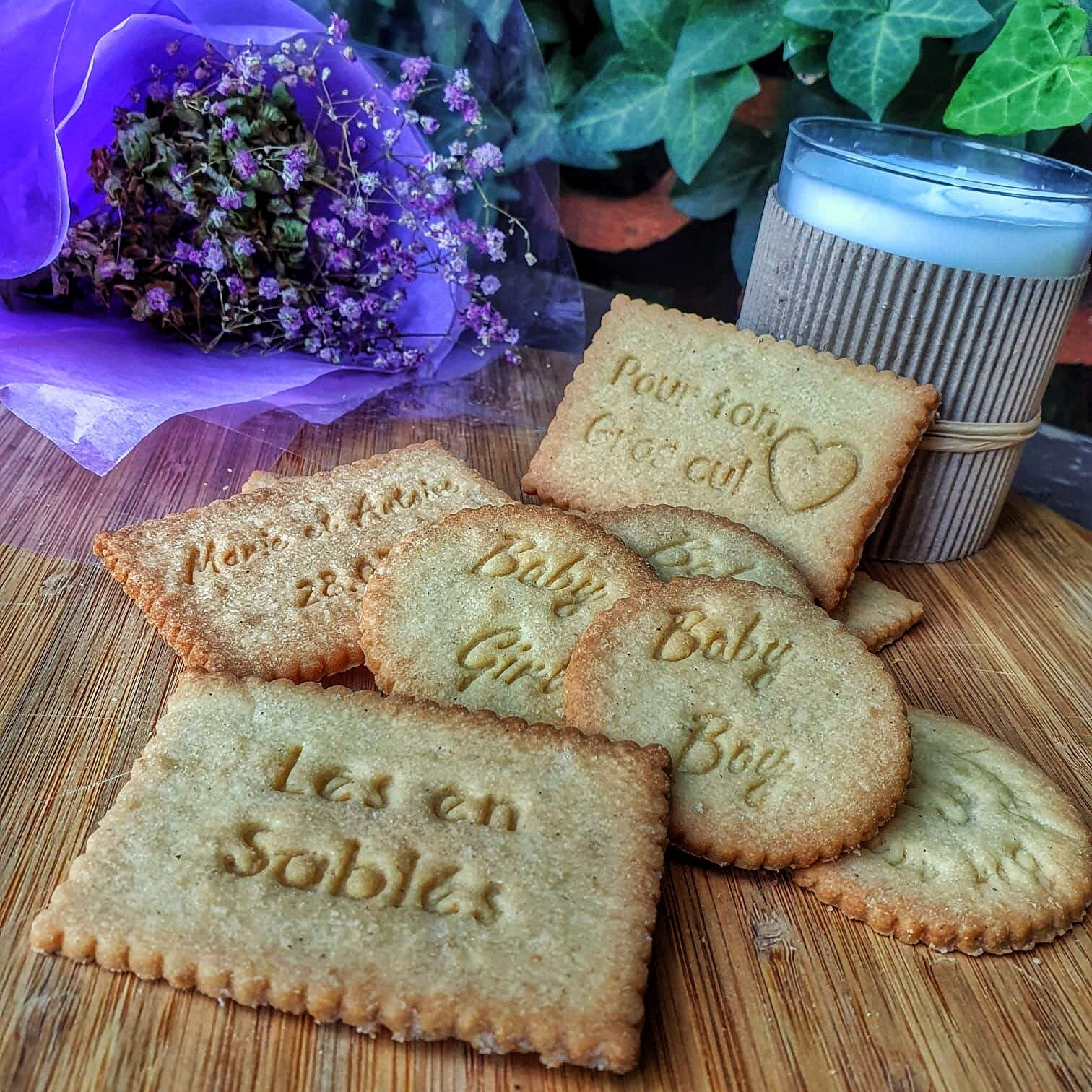 Sablés Personnalisable Lot de 10