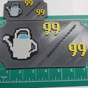 OldSchool Runescape Inspired Level 99 Farming Commemoration 3D Printed Wall Hang & Magnet