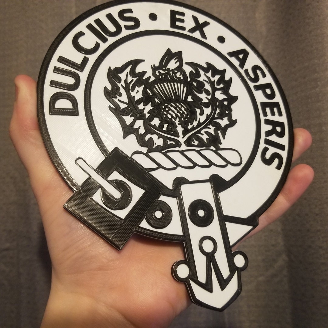 Clan Fergusson Crest 3D Printed Wall Art - Etsy