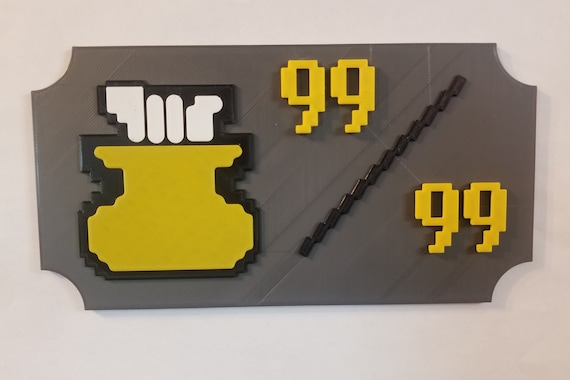 Oldschool Runescape Inspired Level 99 Cooking Commemoration 3D Printed Wall  Hang & Magnet - Etsy