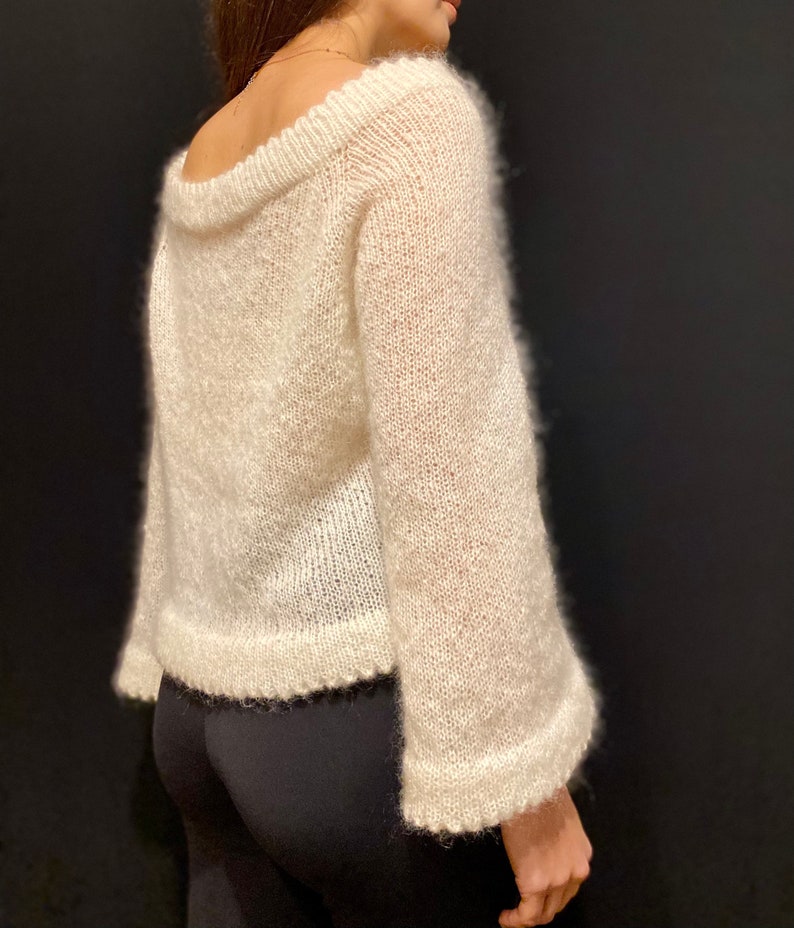 N-Latora Mohair Knit Oyster main image 1