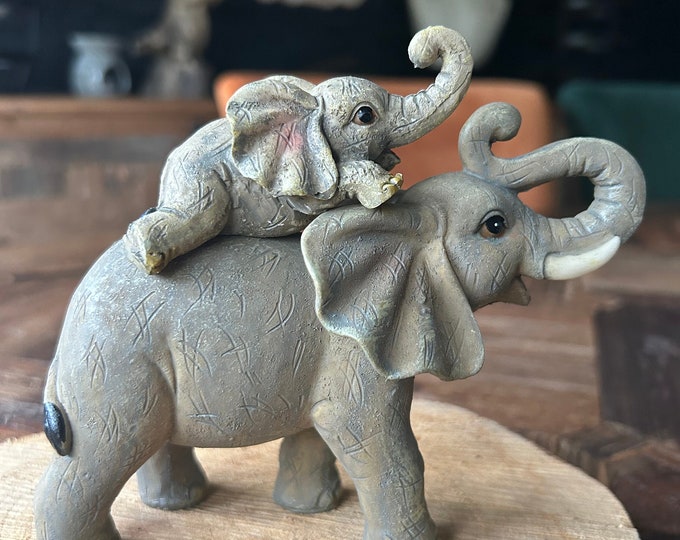 Elephant adventure detailed ornament