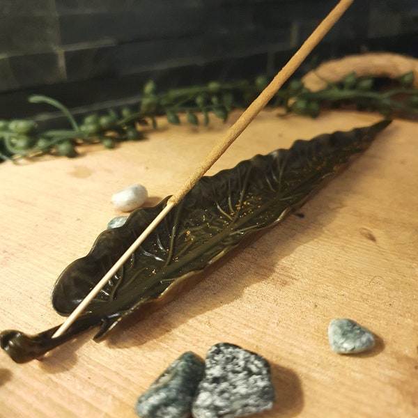 Leaf Incense Stick Holder