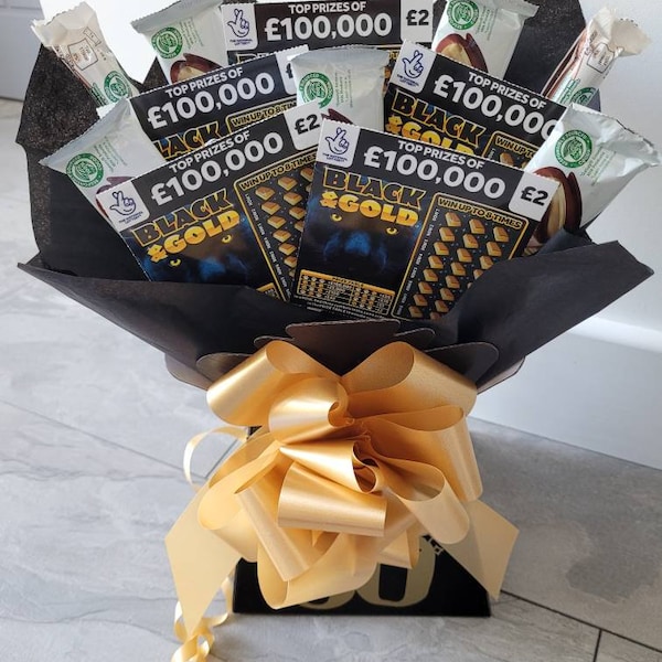 Scratch Card Chocolate Hamper Etsy UK