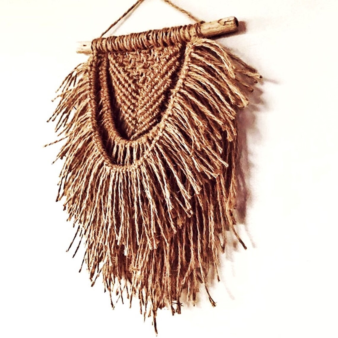 Handmade Jute Wall Hanging Boho Wall Decor Bohemian Jute Etsy