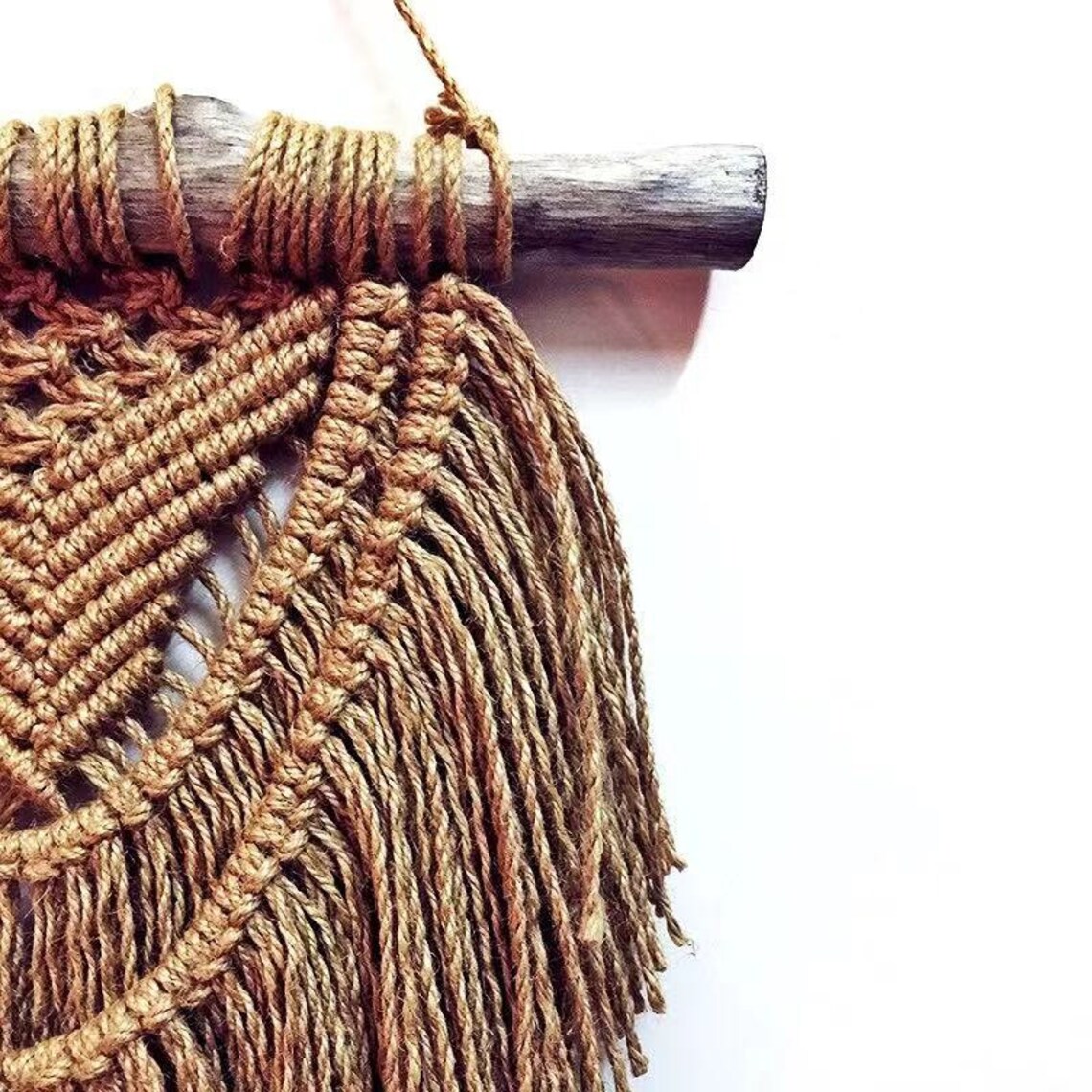 Handmade Jute Wall Hanging Boho Wall Decor Bohemian Jute Etsy