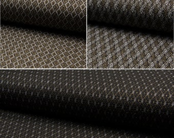 Meterware Stoff Jacquard Kleiderstoff Dekostoff Vorhängestoff Polsterstoff Kissen Bezug Dekokissenstoff mit Gold Muster