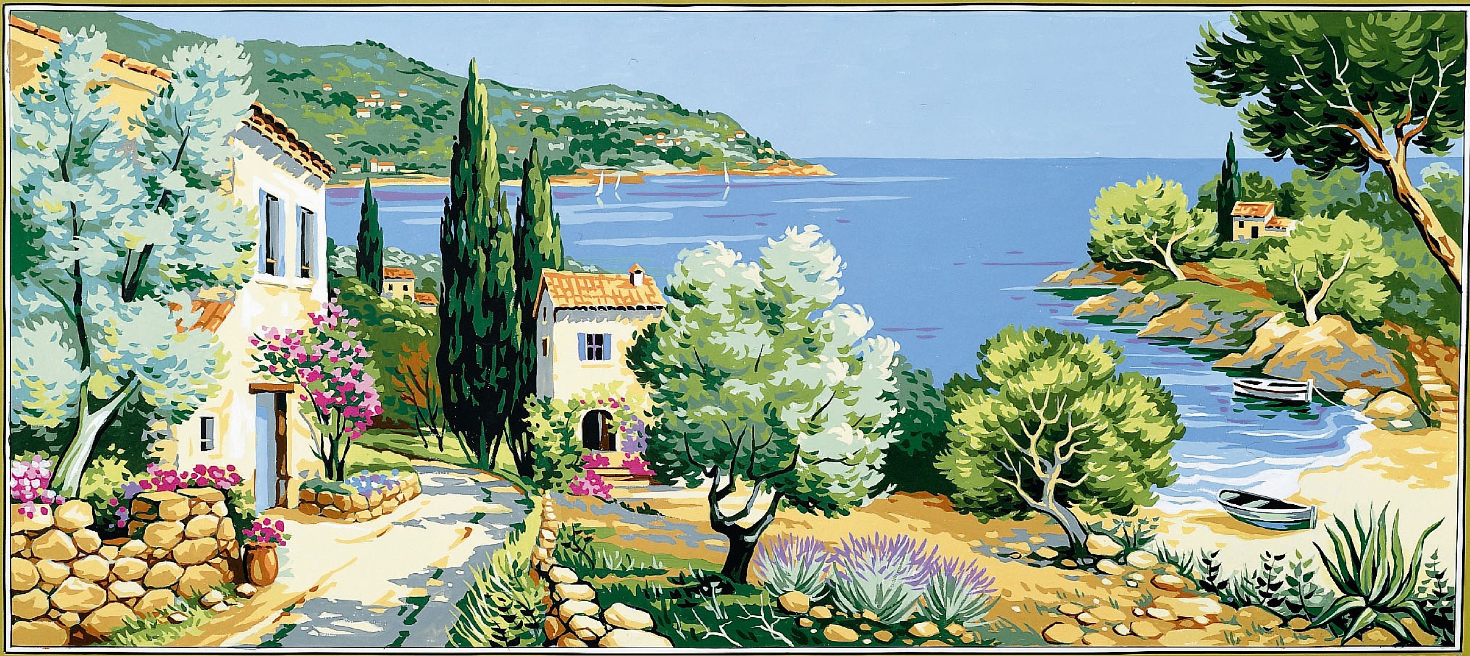 Royal Paris Tapestry/needlepoint Kit Coastal View littoral Etsy