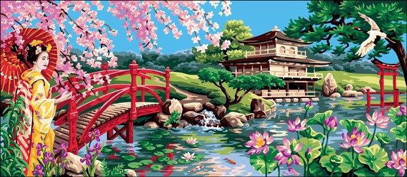 Royal Paris Tapestry Needlepoint Kit Japanese Splendour