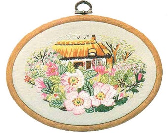 Design Perfection Freestyle Embroidery Kit - Rose Cottage