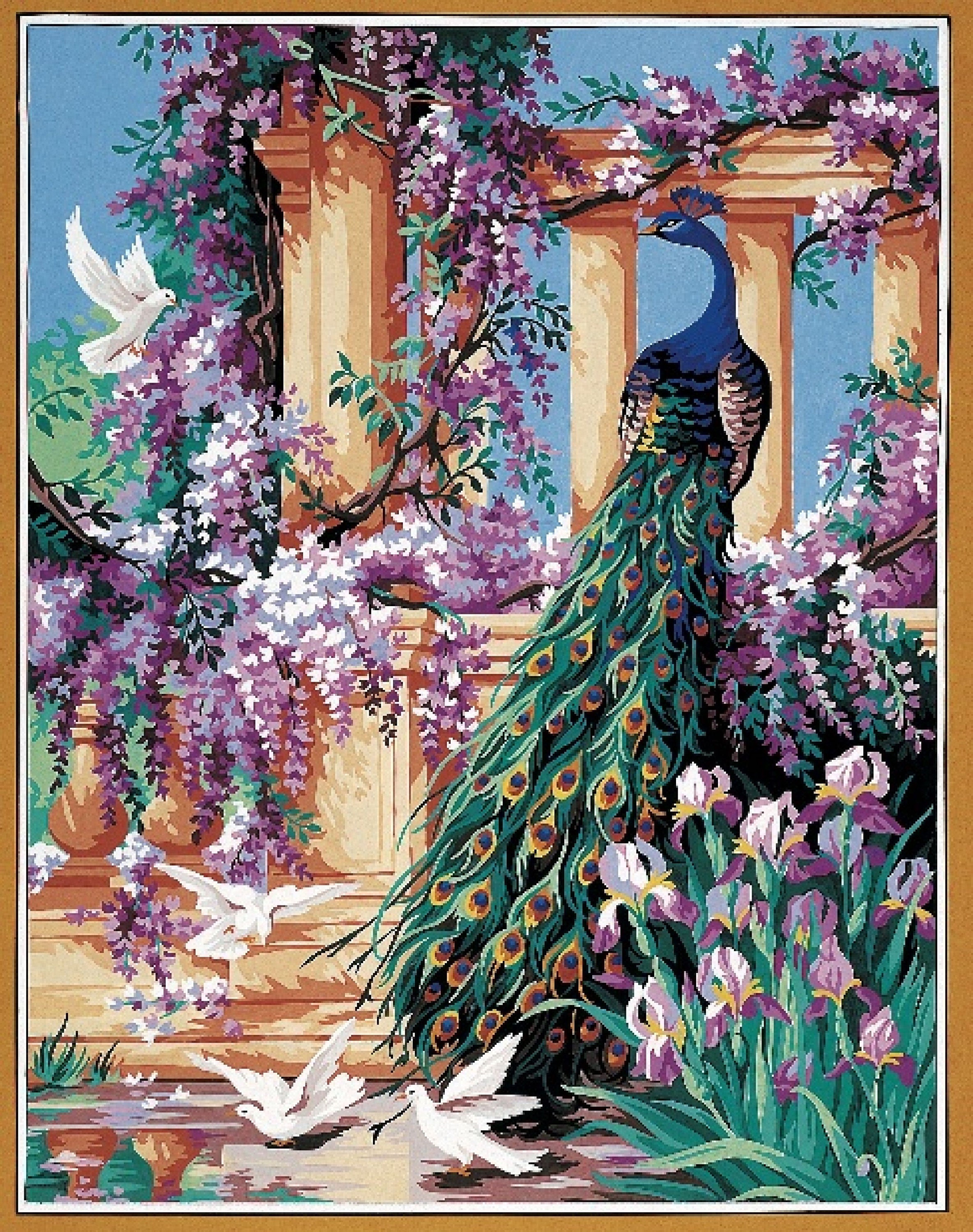 Royal Paris Tapestry/needlepoint Kit Peacock in Paradise Etsy