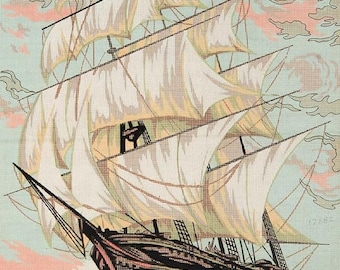 Grafitec Printed Tapestry/Needlepoint Kit – Clipper at Speed