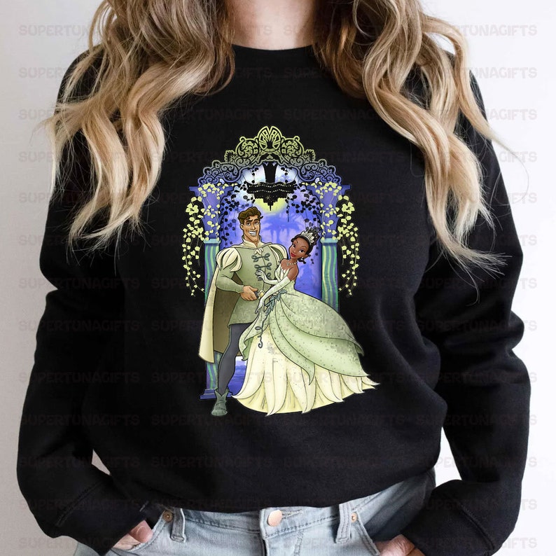 Disney Princess and the Frog Tiana and Naveen Portrait Premium - Etsy