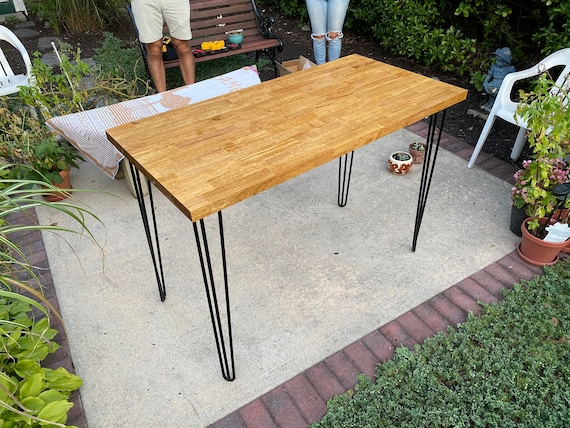 Metal legs for butcher block table deals