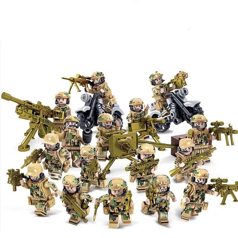 Elite Army Minifigures Set for Action Military Minifigure Etsy Canada