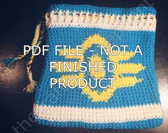 PDF Vault-Tec Drawstring Bag CROCHET PATTERN