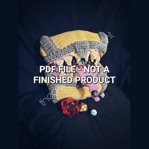 PDF - Monster Storage Box - Mimic CROCHET PATTERN