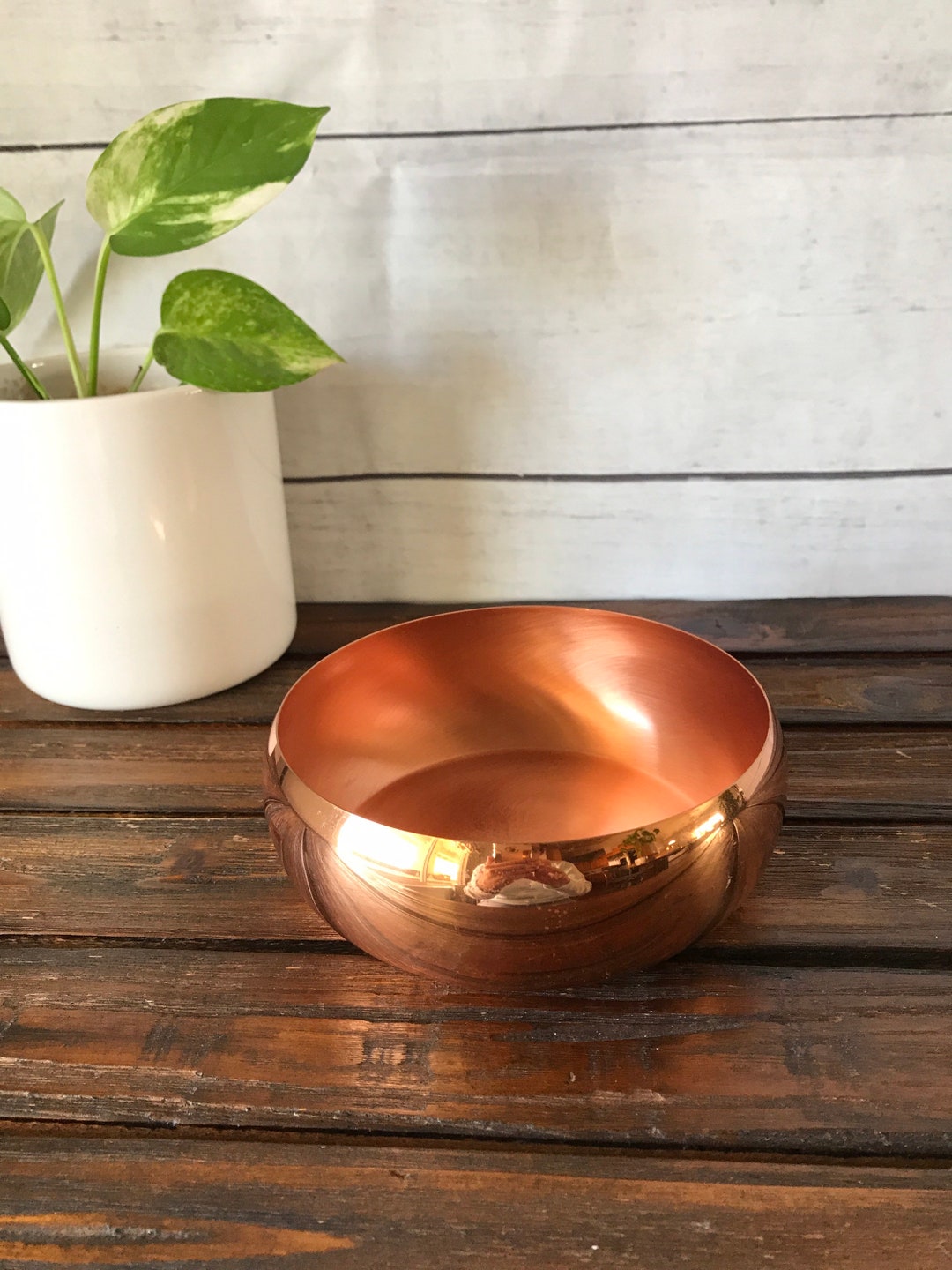 Vintage Coppercraft Guild Copper Bowl. Farmhouse Serving Dish. Etsy