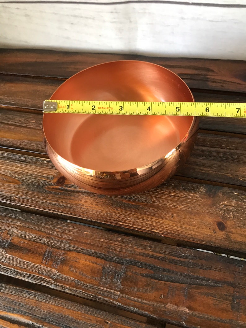 Vintage Coppercraft Guild Copper Bowl. Farmhouse Serving Dish. Etsy