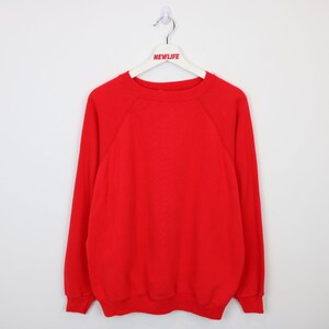 Vintage 90&#39;s Blank Hanes Crewneck - L