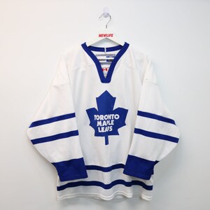 Vintage Toronto Maple Leafs NHL Hockey Sewn KOHO Jersey Youth 